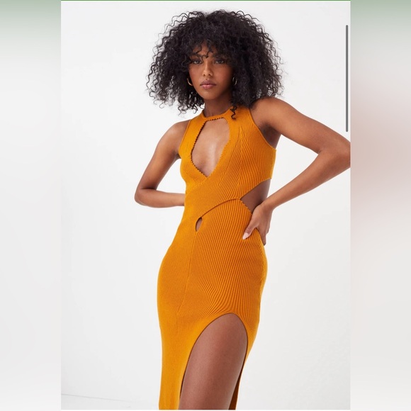 For Love And Lemons Dresses & Skirts - For Love And Lemons Orange Backless Dress
